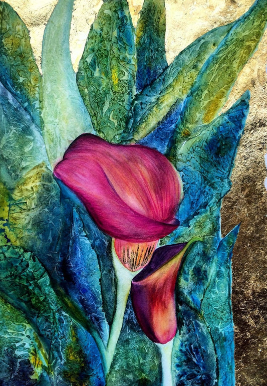 Watercolor Lily